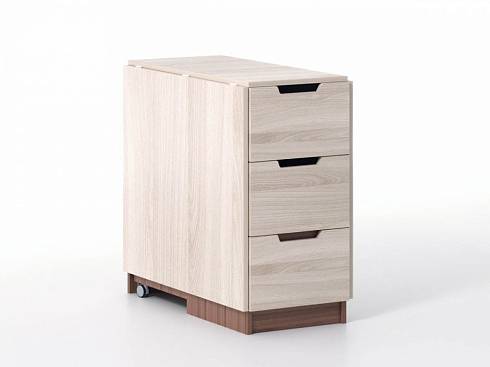 Стол-тумба М03 Ясень BMS