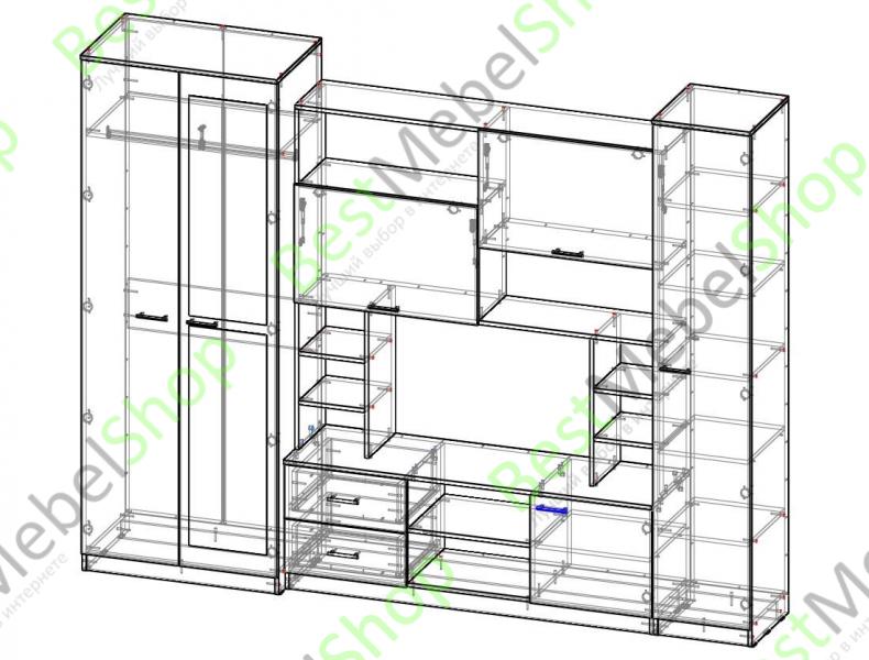 Инструкция по сборке стенки марта 11